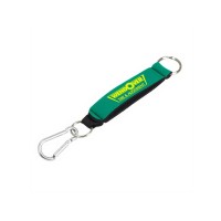 Wrist Strap Key Holder w/ Carabiner Clip & 2 Key Rings